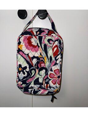 Vera Bradley quilted lunch box zip handle